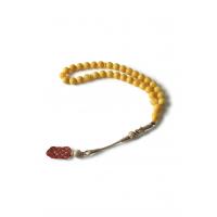 Kraliçe Damla Kehribar 9mm Küre 1000 Ayar Trabzon El Örmesi Kazaz Püskül