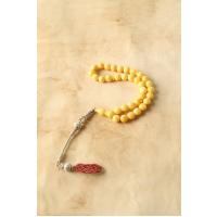 Kraliçe Damla Kehribar 9mm Küre 1000 Ayar Trabzon El Örmesi Kazaz Püskül