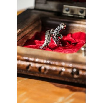 Gökpusat İsimli Tasarımı 925 Ayar Gümüş Yüzük