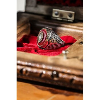 Kutlu Zafer İsimli Tasarımı 925 Ayar Gümüş Yüzük