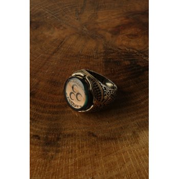 Narı-aşk İsimli Üç Hilalli Tasarımı 925 Ayar Gümüş Yüzük