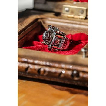 Yeni Çağ İsimli Tasarımı 925 Ayar Gümüş Yüzük